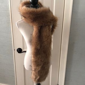 Faux fur scarf